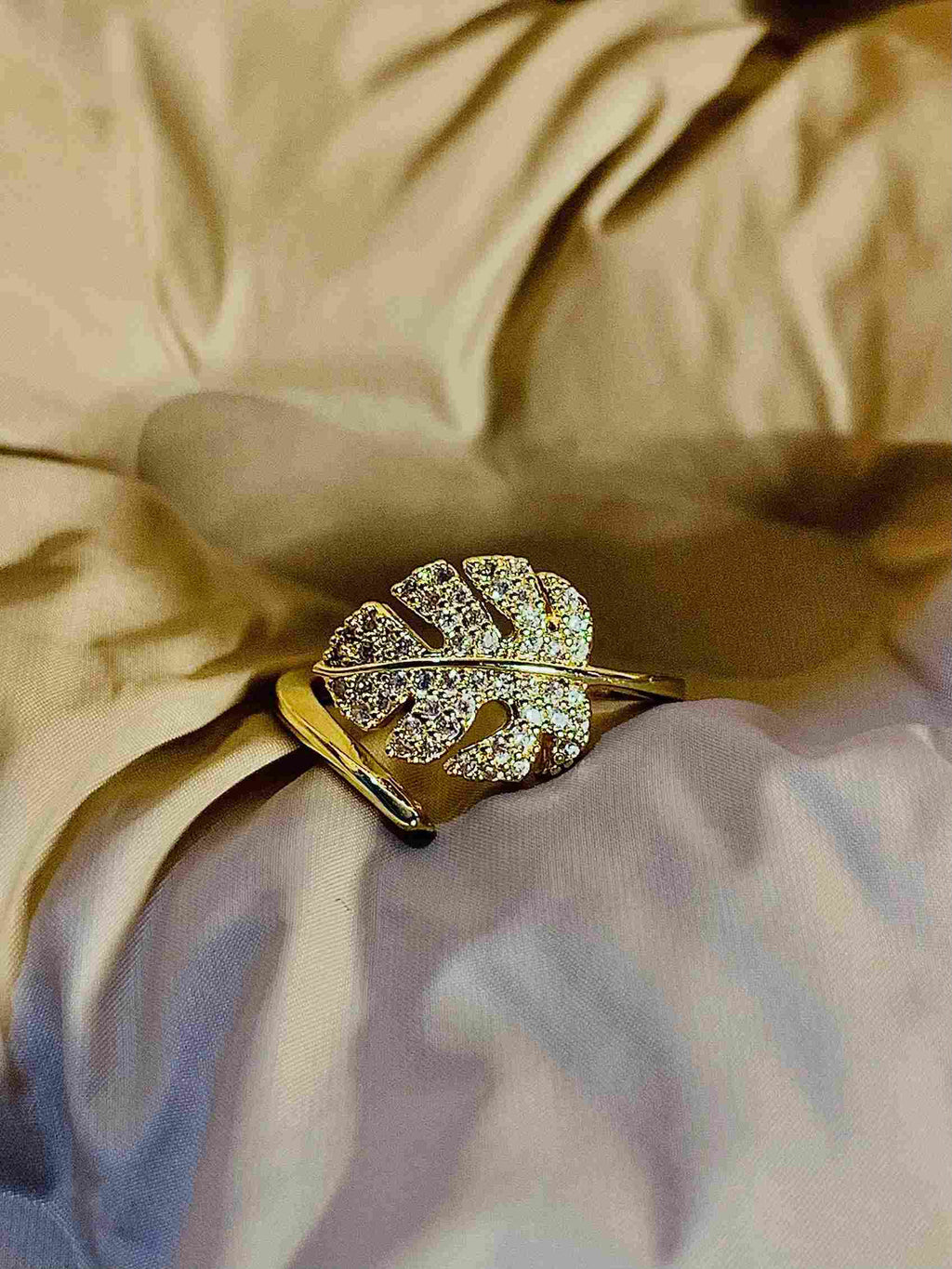 Cross-Border Hot-Selling 18K Gold-Plated Full Diamond